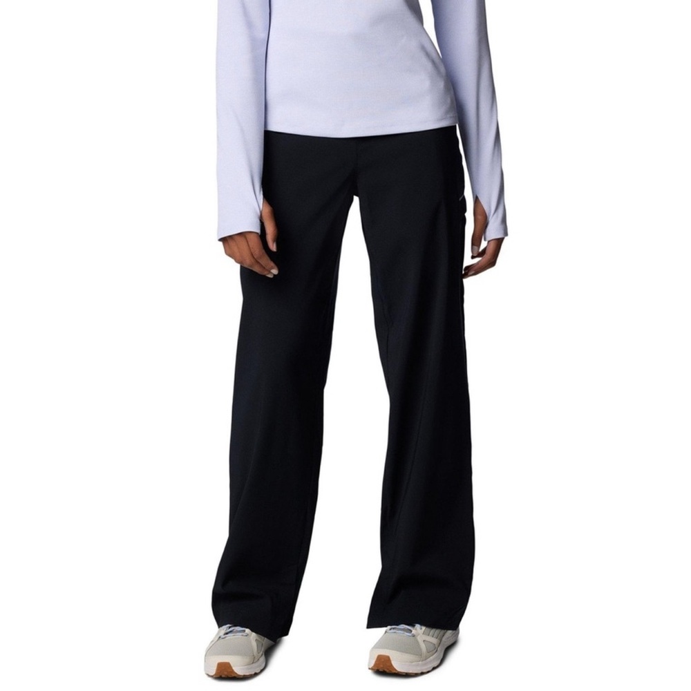 Columbia Boundless Avenue Pants XXL Black Pull On High Rise Pant Hiking Utility